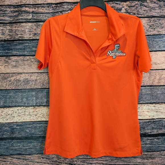 Cleburne Railroaders Orange Polo - Picture 3 of 3